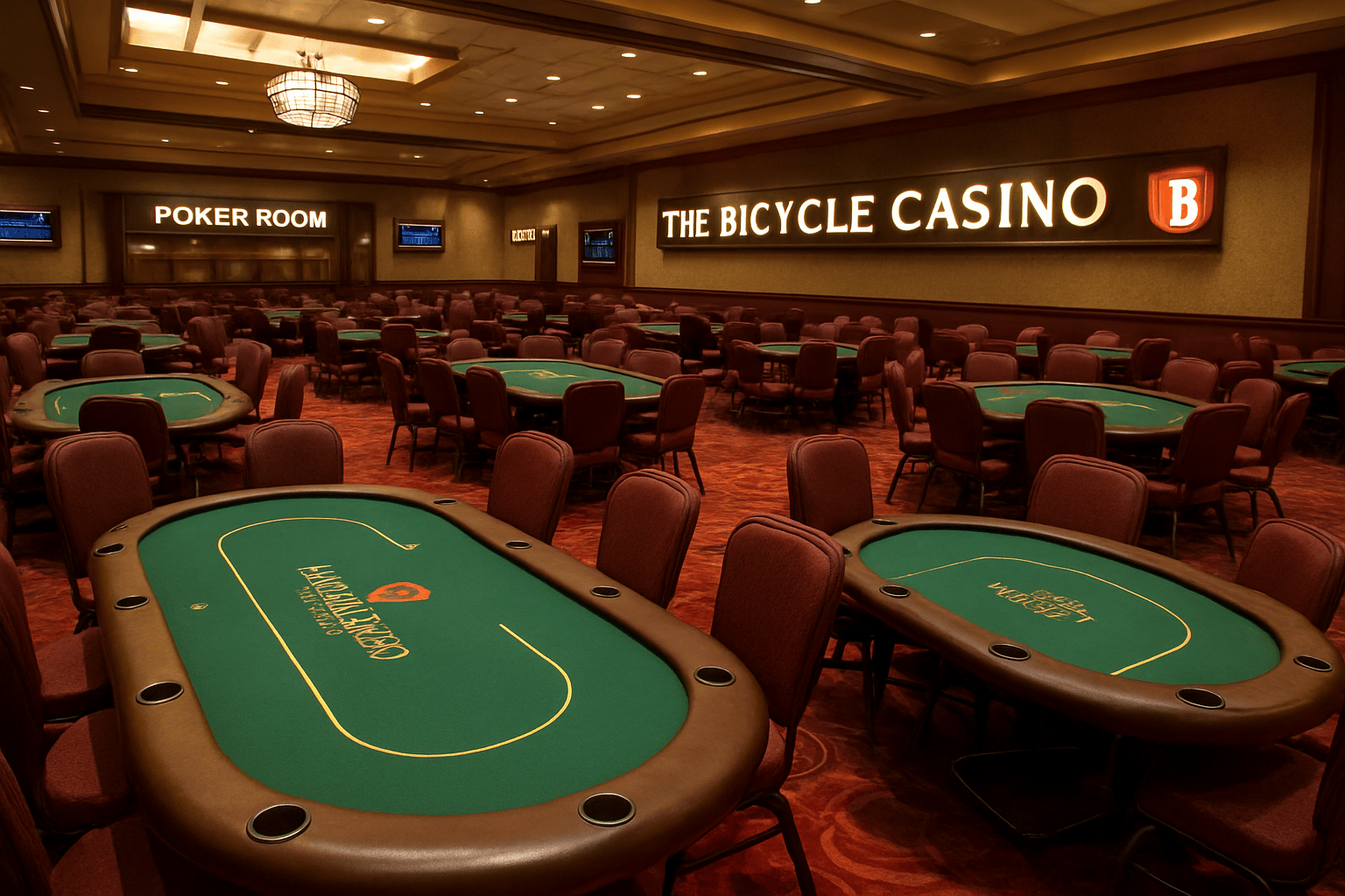salle de poker Bicycle Casino