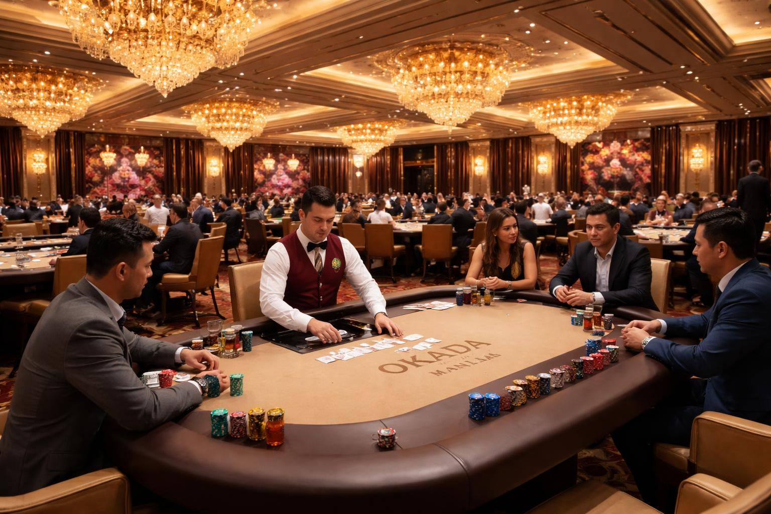 découvrez les secrets de la salle de poker okada manila, un lieu emblématique à manille aux philippines, où élégance, stratégie et émotions fortes se rencontrent.